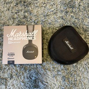 Marshall Mid Bluetooth Headphones with case bundle